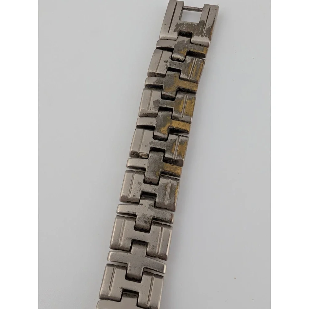 Ann Klein II Watch Women 23mm Silver Gold Two Tone 7